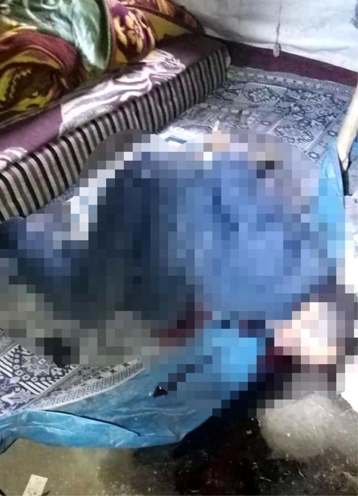 Şırnak\'ta çadırda ölü bulunan vatandaşın cesedi hastaneye kaldırıldı