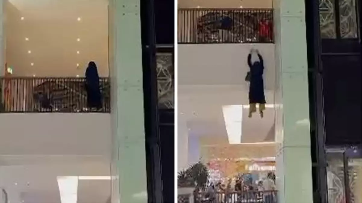 19 yaşındaki genç kız, AVM\'de 3. kattaki korkuluklardan atlayarak intihar etti