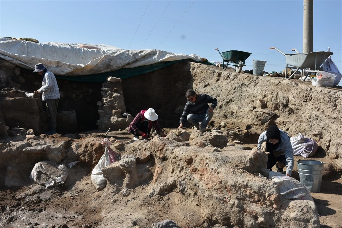 Afyonkarahisar\'ın Bolvadin ilçesindeki Üçhöyük kazısında Tunç Çağı\'na ait buluntular ortaya çıktı
