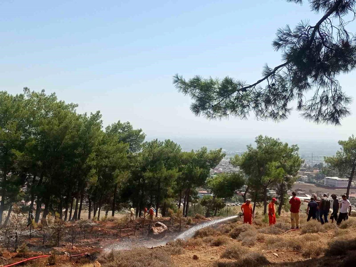 Hatay\'da Ormanlık Alanda Çıkan Yangın Söndürüldü