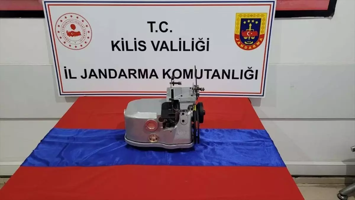 Kilis\'te Çalınan Overlok Makinesi Gaziantep\'te Bulundu