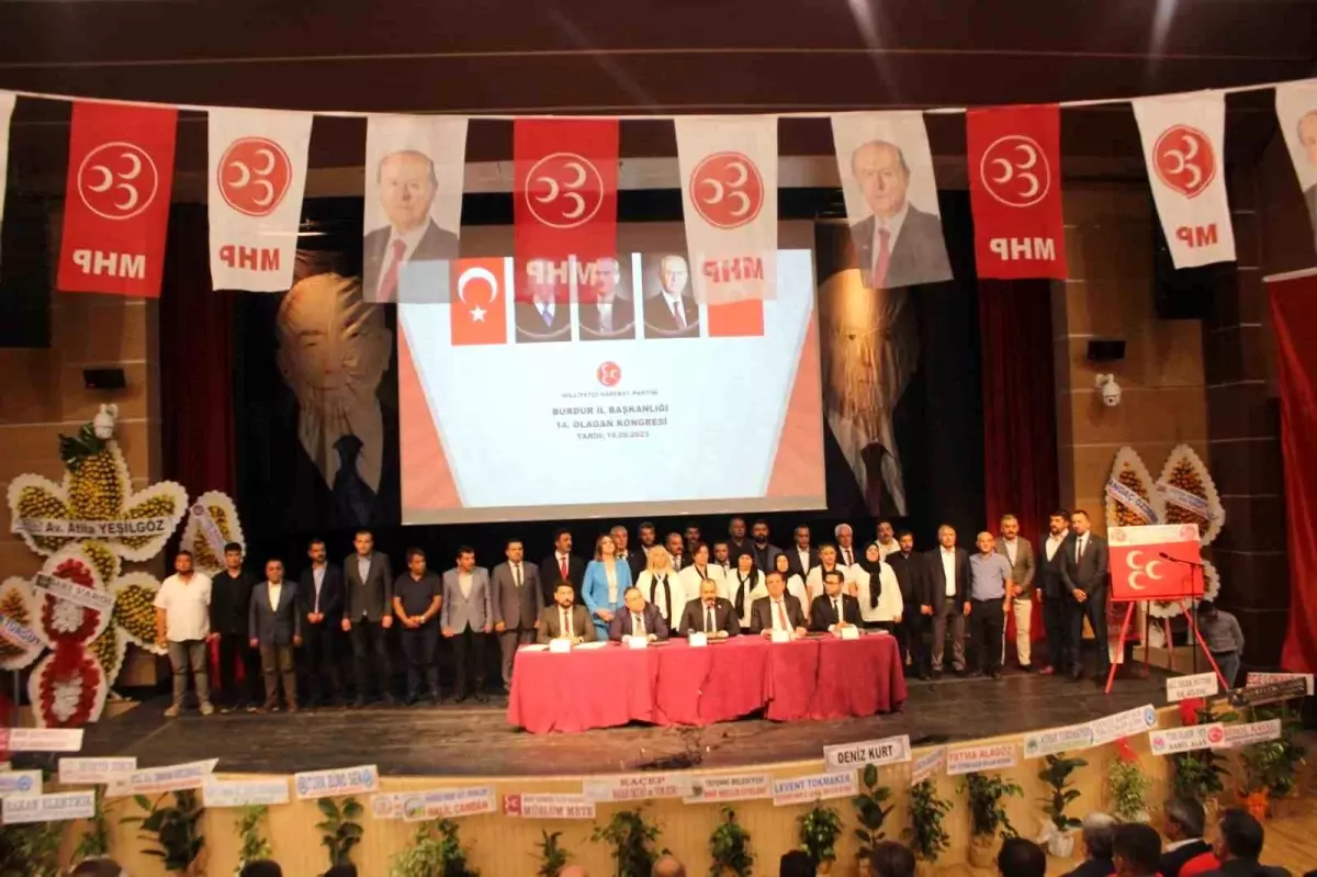 MHP Burdur İl Başkanlığı 14. Olağan Kongresi Yapıldı