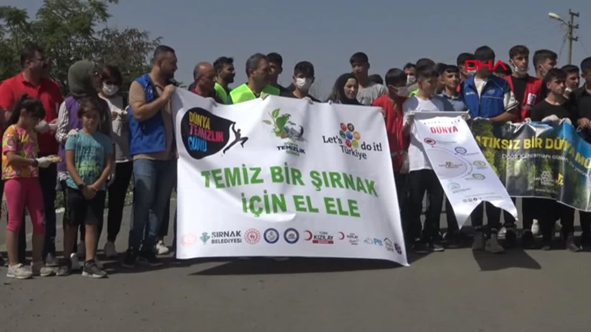 Şırnak ve Mardin\'de Gönüllüler Dünya Temizlik Günü\'nde Çöp Topladı