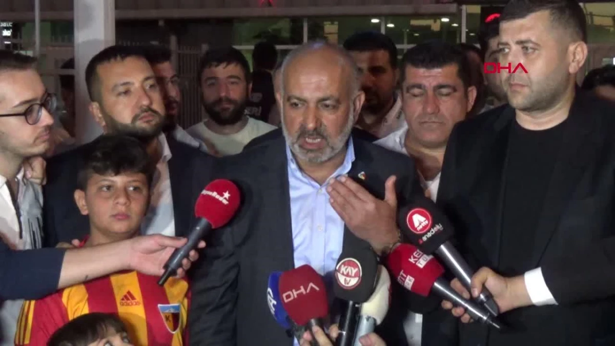 Kayserispor Başkanı Ali Çamlı, Galibiyeti Tribünlere Armağan Etti