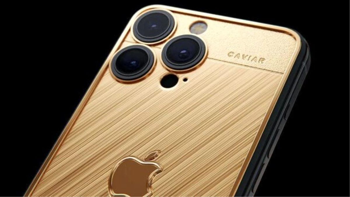 Caviar\'dan iPhone 15 Pro serisi için altın kaplama modeller