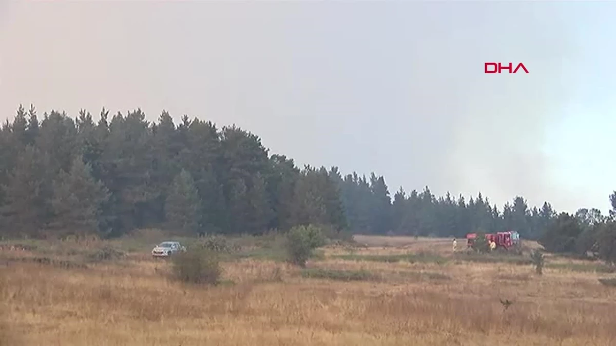 Bolu\'da orman yangını devam ediyor