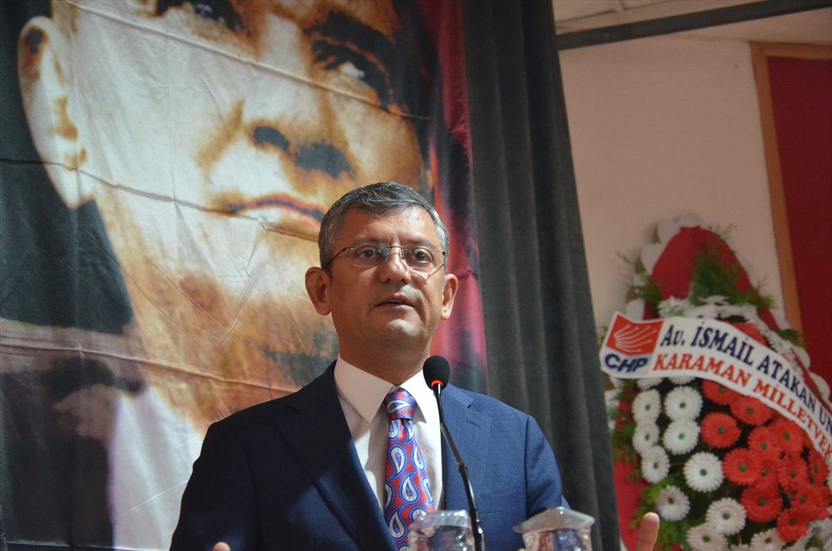CHP Grup Başkanı Özel, partisinin Karaman İl Kongresi\'nde konuştu Açıklaması