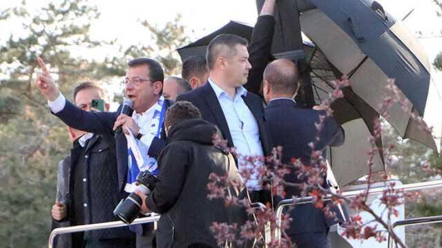 Erzurum'da İmamoğlu'na yapılan taşlı saldırıya dava!