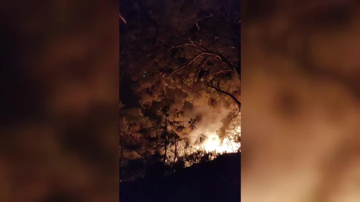 İzmir\'de Orman Yangını Söndürme Helikopteri Tahtalı Barajı\'na Düştü