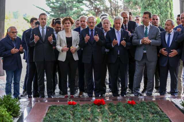 Kılıçdaroğlu ve İmamoğlu, Menderes ve Özal'ı andı