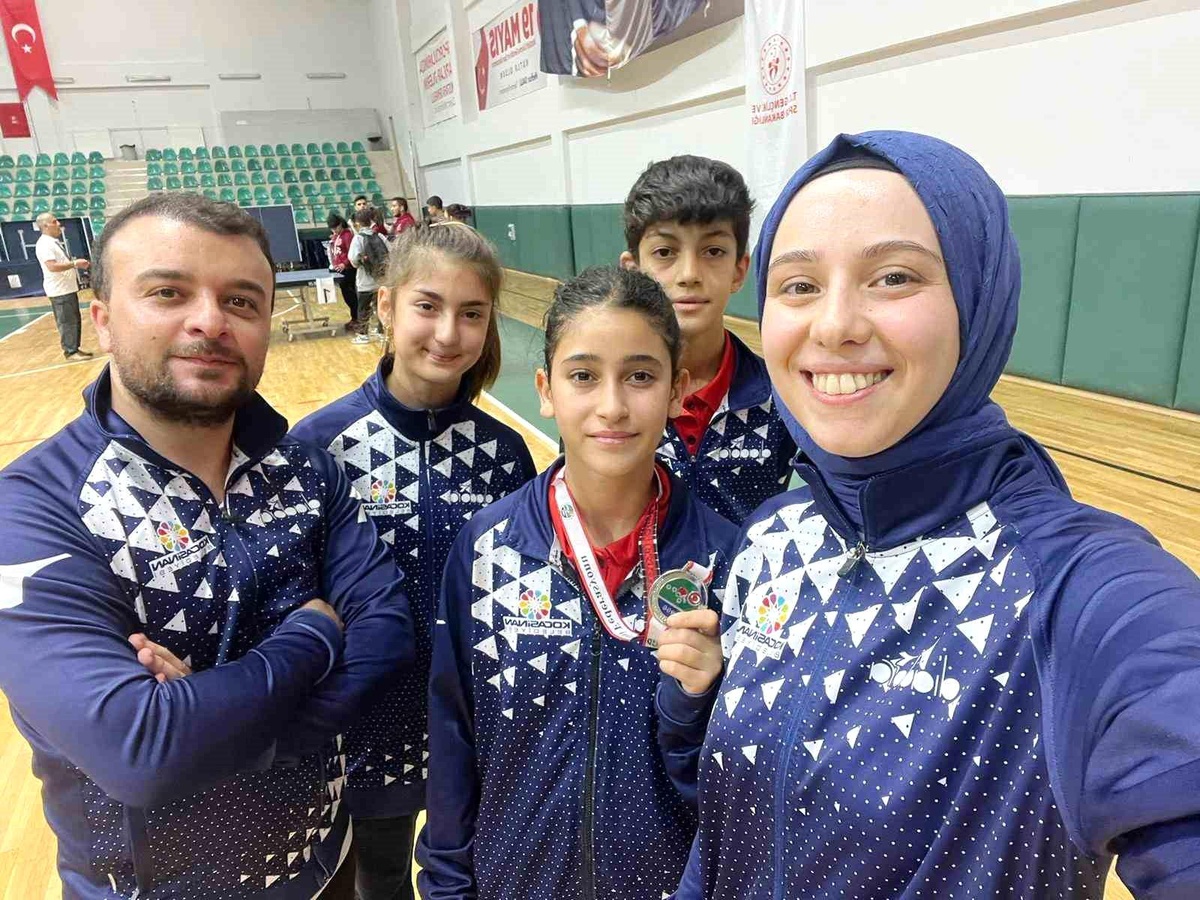 Kocasinan Belediyesi Spor Kulübü Masa Tenisi Sporcusu Ayten Ceren Kahraman Türkiye İkincisi Oldu