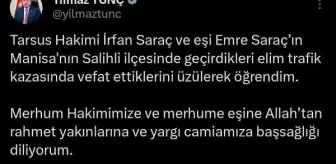 Hakim İrfan Saraç ve eşi trafik kazasında hayatını kaybetti