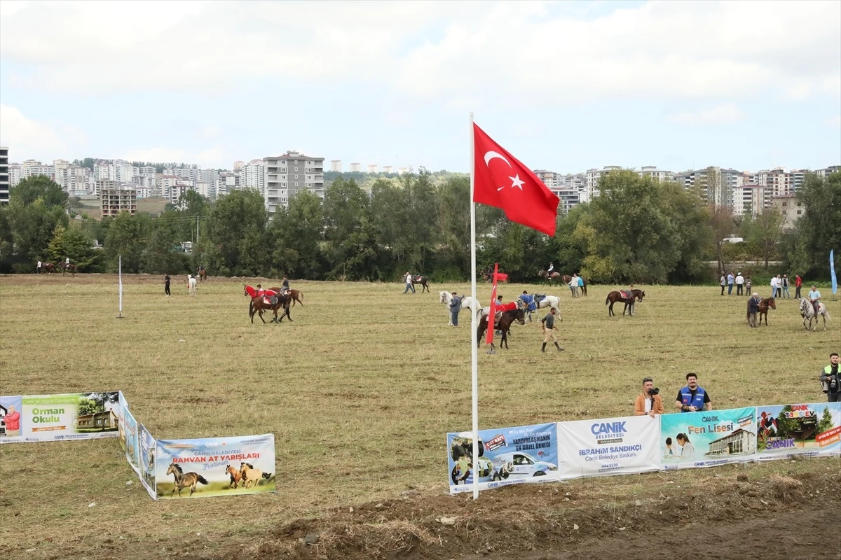 Samsun\'da Rahvan At Yarışları Festivali düzenlendi