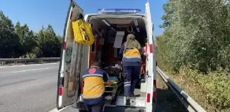 Düzce'de minibüs kaza yaptı: 1'i çocuk 3 yaralı