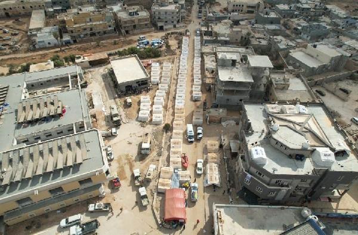AFAD, Libya için barınma çadırları ve sahra hastanesi kurdu