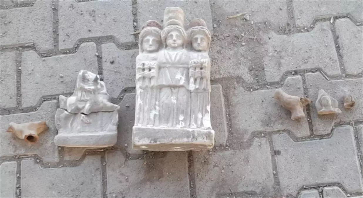 Emirdağ\'da Roma dönemine ait tarihi eserler bulundu