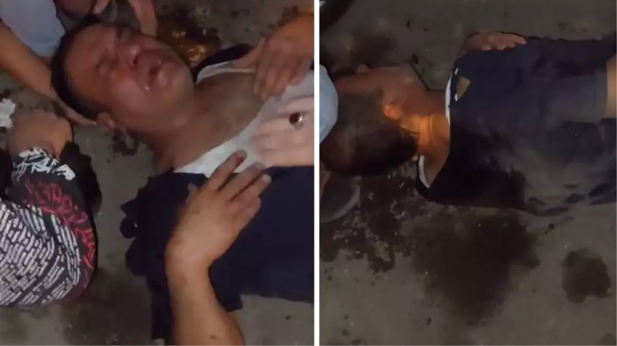 Eşi içeride ifade verdiği sırada talihsiz adamı karakolun önünde öldüresiye dövdüler