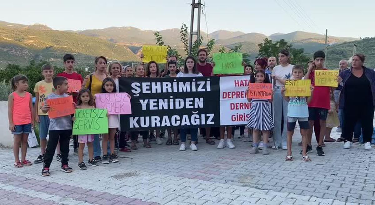 Hatay Depremzede Derneği Girişimi, Eğitim Sorunlarına Dikkat Çekti