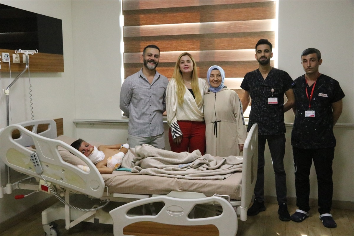 Azerbaycanlı çocuğa Şanlıurfa\'da doku nakli yapıldı