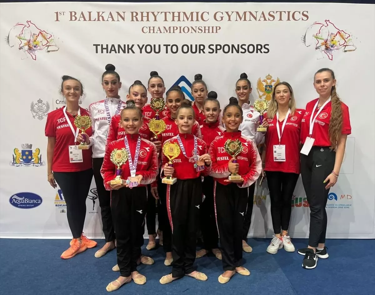 Milli sporcular Karadağ\'da 18 madalya kazandı