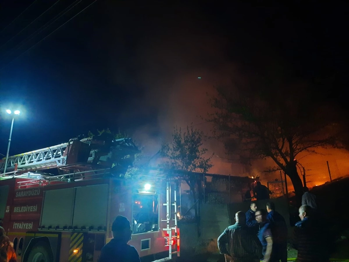 Sinop\'ta çıkan yangın itfaiye ekipleri tarafından söndürüldü