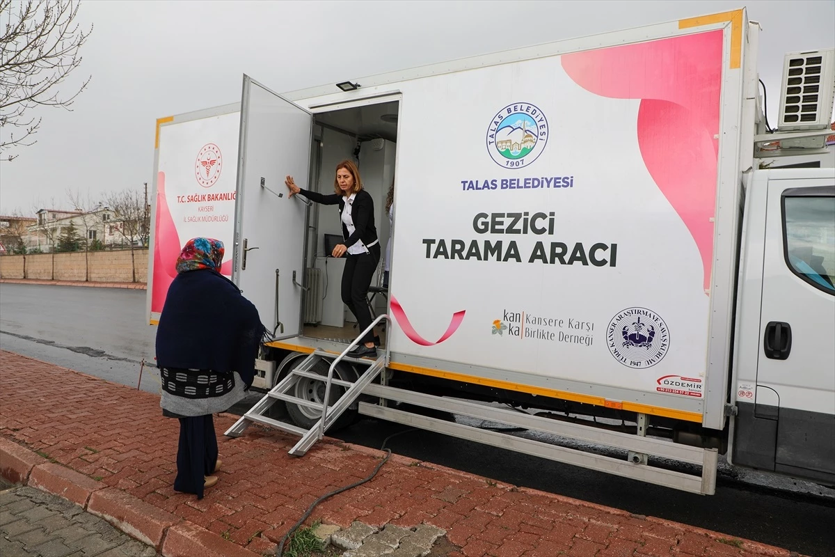 Talas Belediyesi, Kanser Tarama Aracı ile Erken Teşhisi Destekliyor