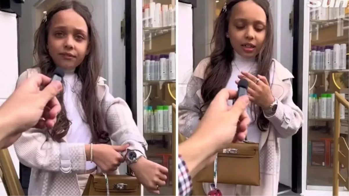 10 yaşındaki milyader kızı Tİktok fenomeni giydiği elbise ve aksesuarların fiyatını paylaştı. Takipçilerin ağzı açık kaldı