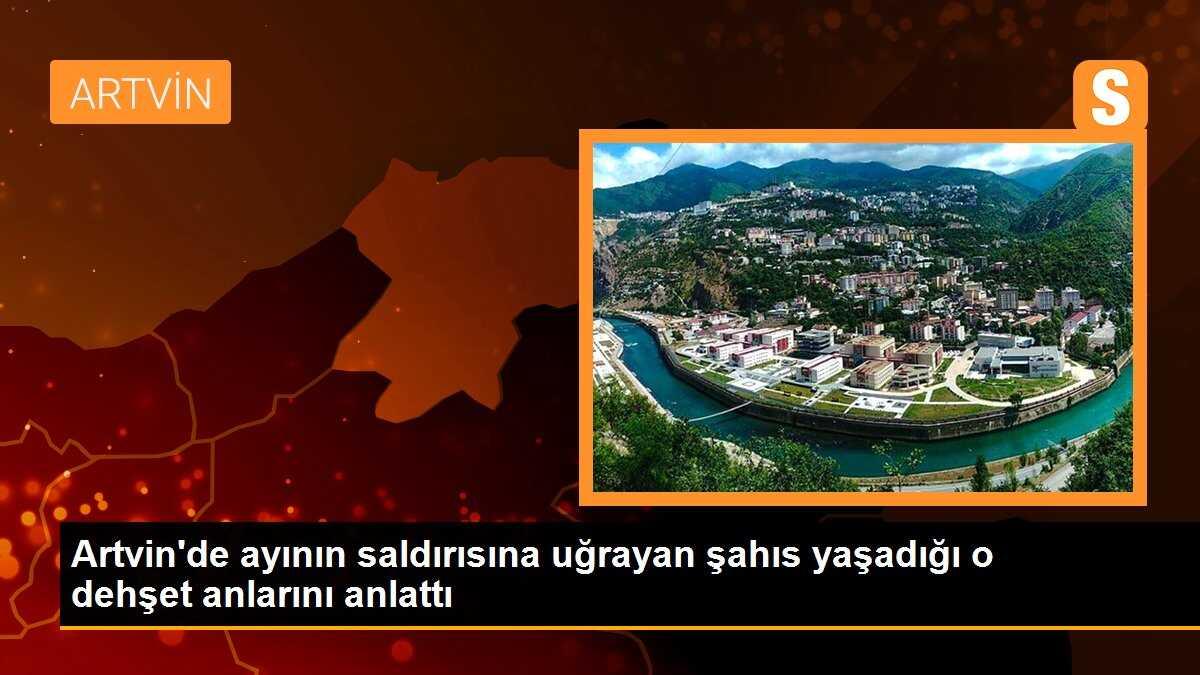 Artvin\'de ayının saldırısına uğrayan şahıs yaşadığı o dehşet anlarını anlattı