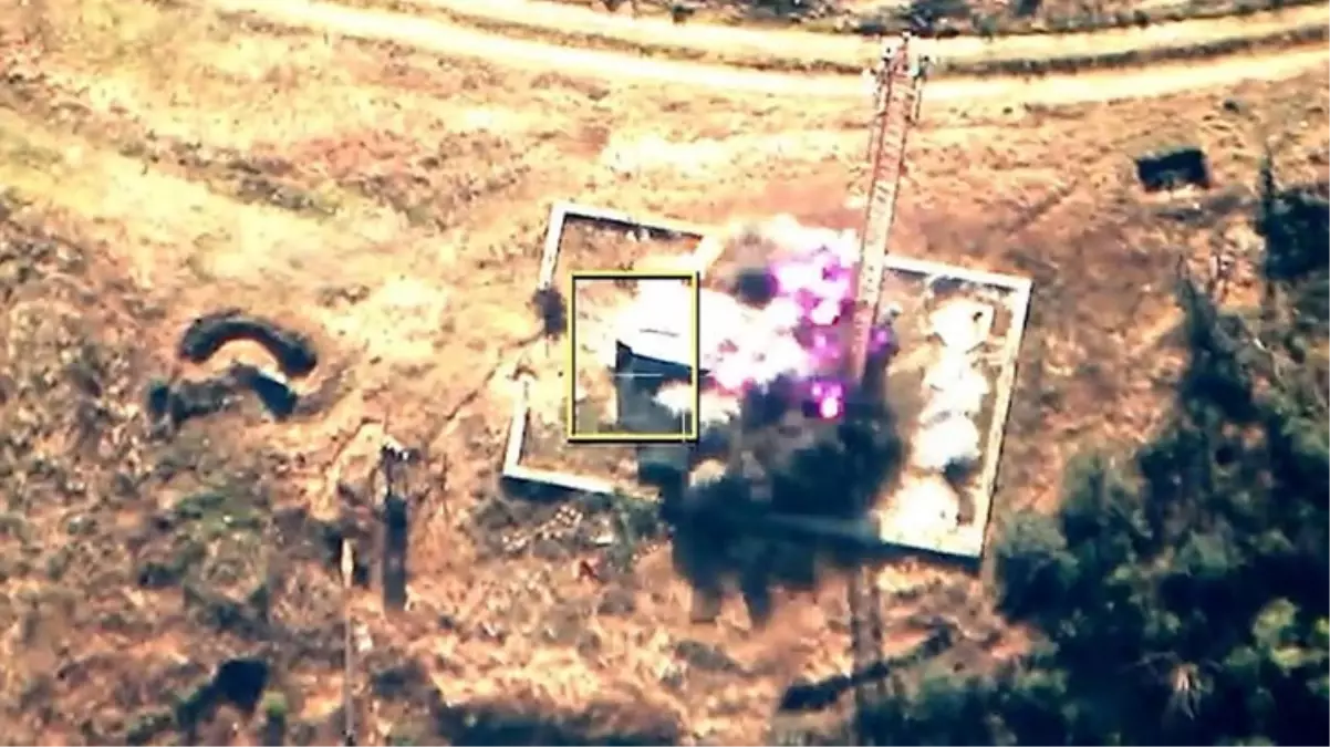 Azerbaycan\'ın Karabağ operasyonuna ilişkin en net görüntüler! Hedefler böyle imha edildi