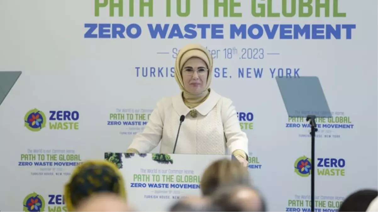 Emine Erdoğan, başkanlığını yaptığı BM Sıfır Atık Danışma Kurulu üyeleriyle bir araya geldi