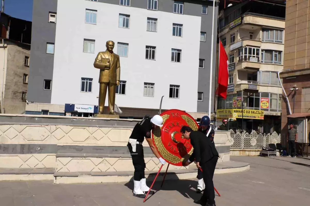 Hakkari\'de 19 Eylül Gaziler Günü kutlandı