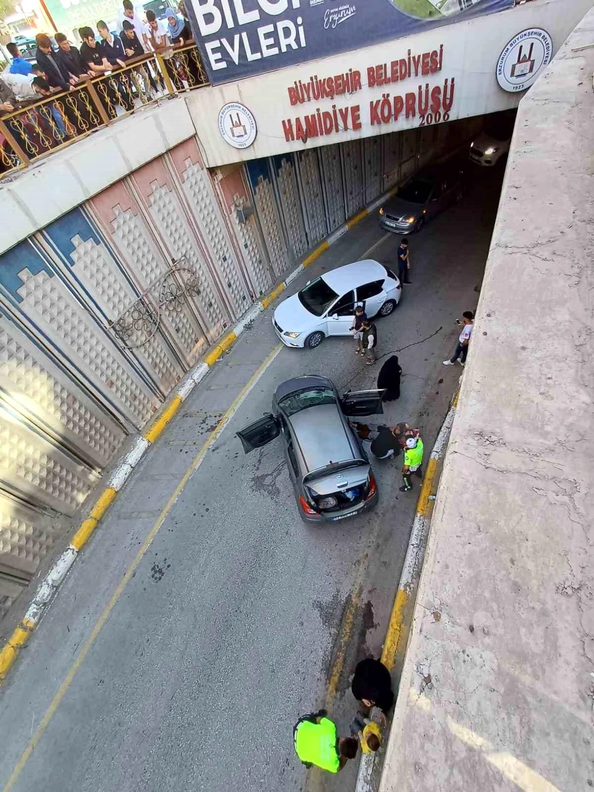 Erzurum\'da Hamidiye Köprüsü sürücülerin kabusu