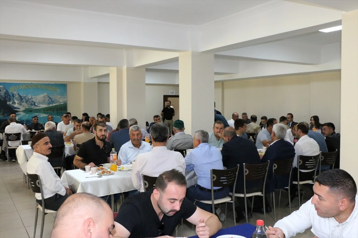 Hizan\'da gaziler onuruna yemek programı düzenlendi