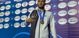 Kazak Sporcu Rizabek Aitmukhan Dünya Güreş Şampiyonası'nda Tarihi Bir Başarıya İmza Attı