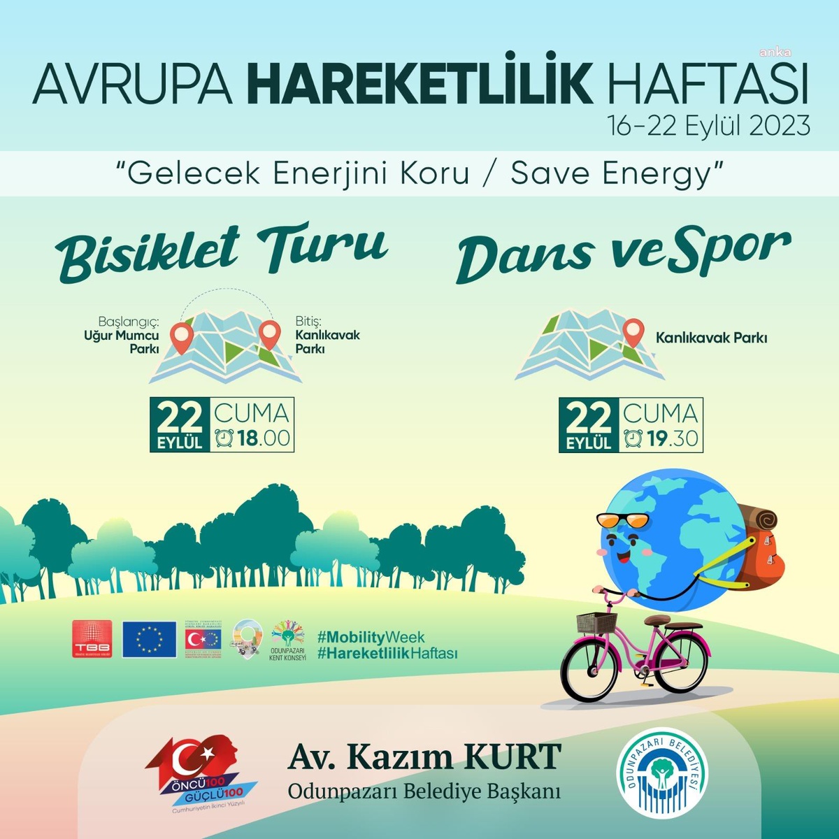 Odunpazarı Belediyesi, Avrupa Hareketlilik Haftası\'nı kutluyor