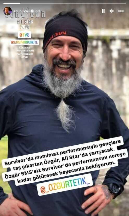 Özgür Tetik, Survivor All Star kadrosuna dahil oldu