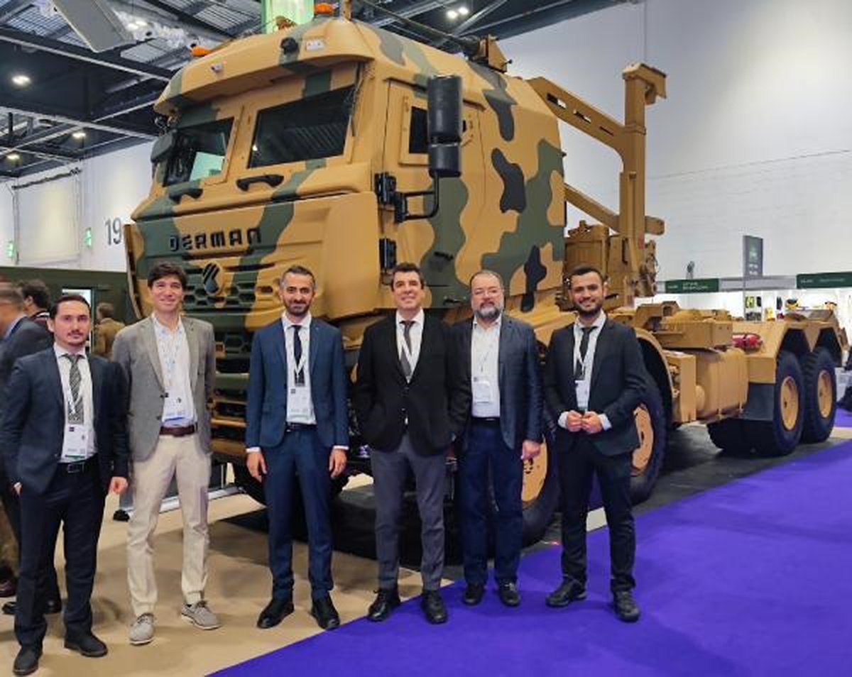 Koluman Otomotiv, Londra\'da DSEI 2023 Fuarı\'nda \'Derman\'ı sergiledi