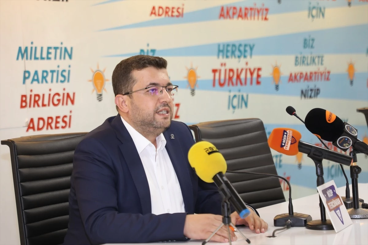 AK Parti Nizip İlçe Başkanı Cankesen, basın mensuplarıyla buluştu
