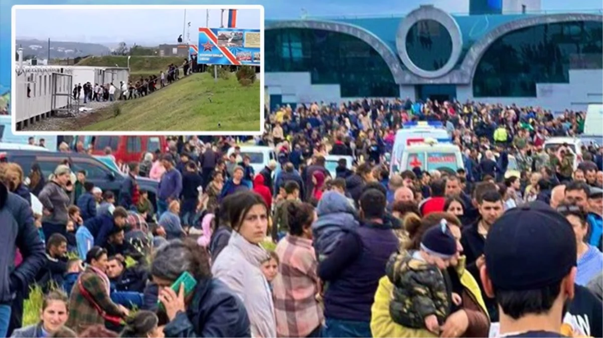 Azerbaycan\'ın operasyonunun ardından Hocalı\'daki Ermeniler şehri terk ediyor 