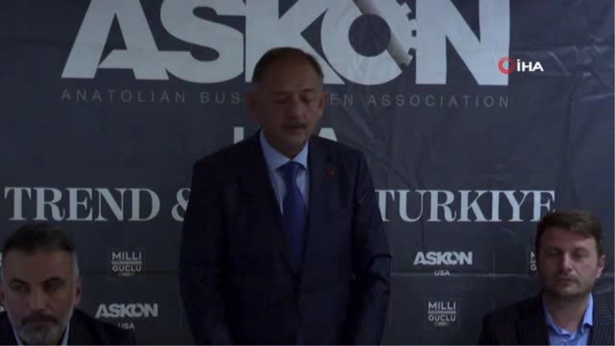 Bakan Özhaseki, Türk İş İnsanlarıyla Buluştu