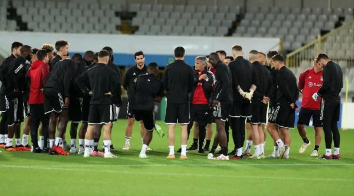 Beşiktaş, Club Brugge maçı için hazırlıklarını tamamladı