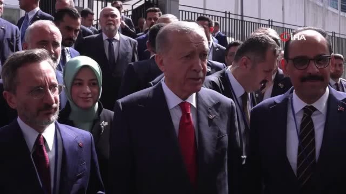 Cumhurbaşkanı Erdoğan, Birleşmiş Milletler 78\'inci Genel Kurulu\'ndaki hitabı sonrası Türkevi\'ne geçti