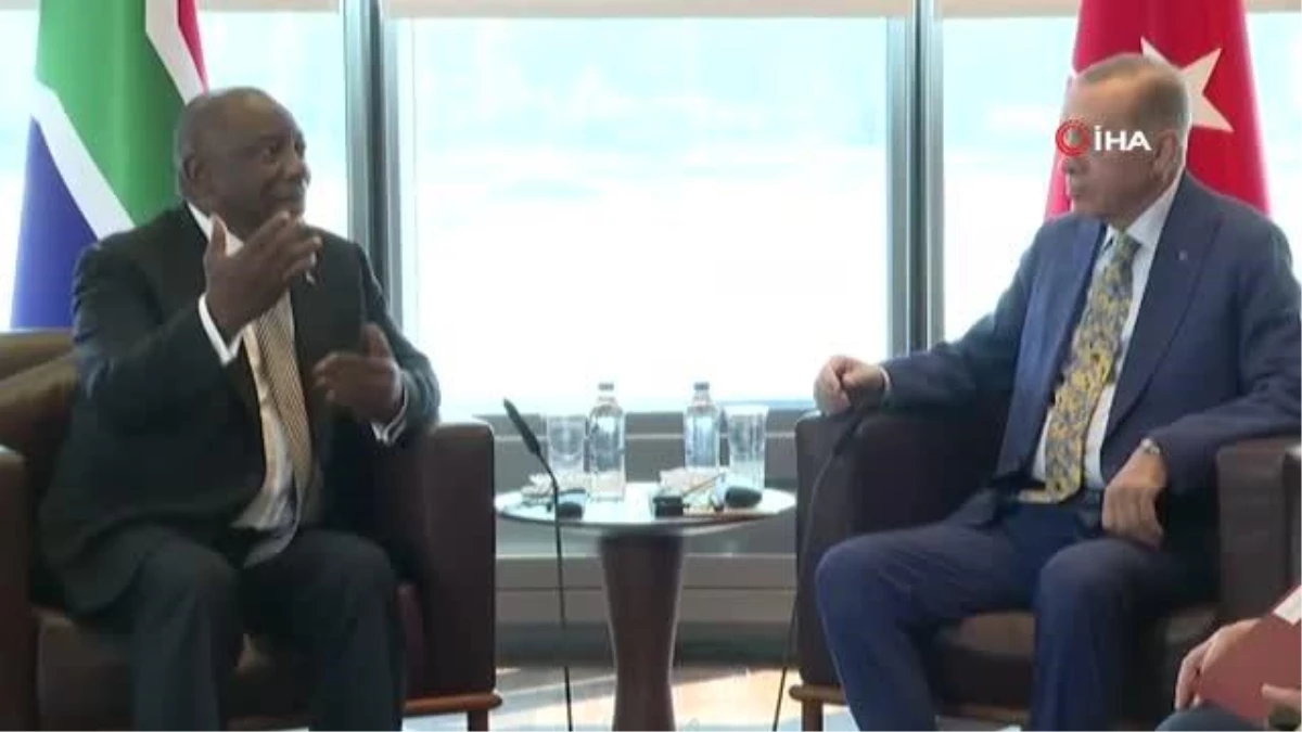 Cumhurbaşkanı Erdoğan, Güney Afrika Cumhurbaşkanı Ramaphosa ile bir araya geldi
