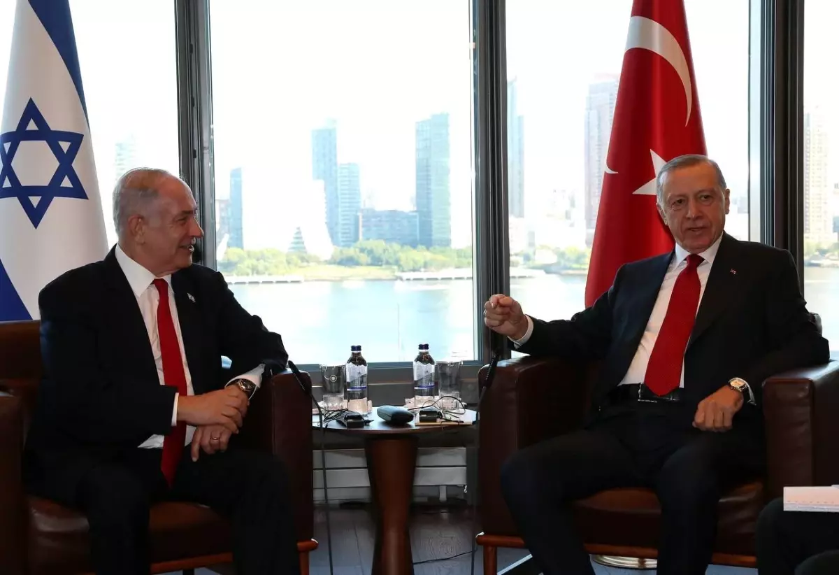Cumhurbaşkanı Erdoğan, İsrail Başbakanı Netanyahu'yu kabul etti