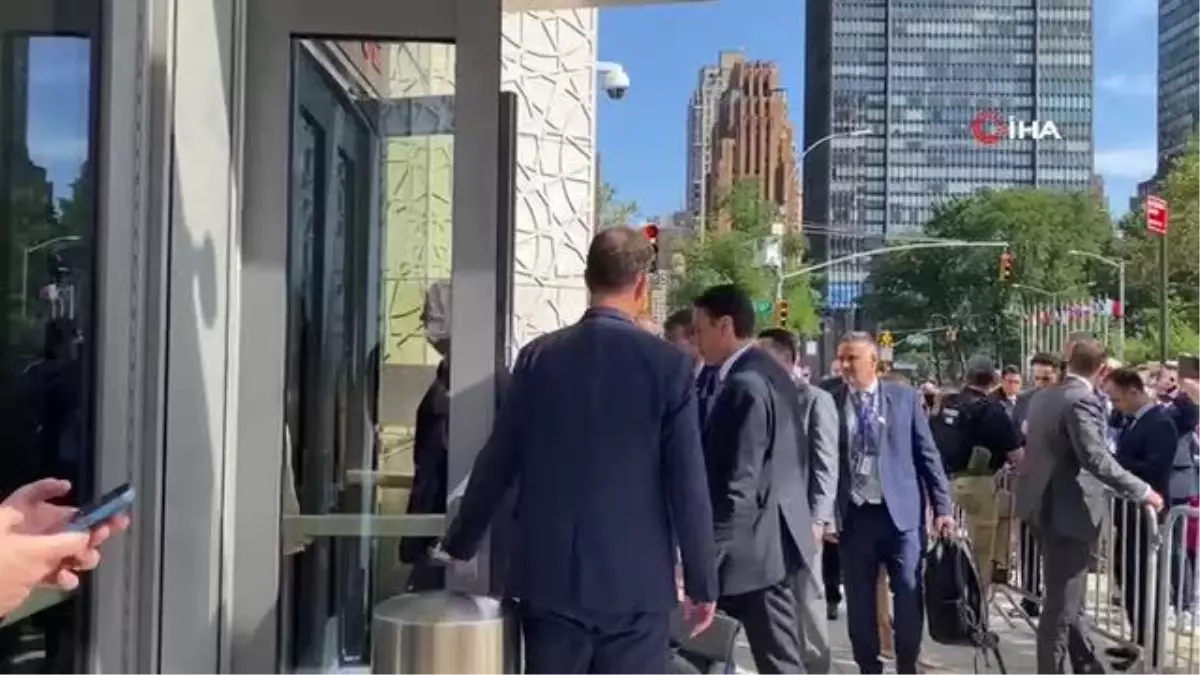 Cumhurbaşkanı Erdoğan, Birleşmiş Milletler 78. Genel Kurulu\'nun yapıldığı New York\'ta Yunanistan Başbakanı Miçotakis\'i kabul etti.