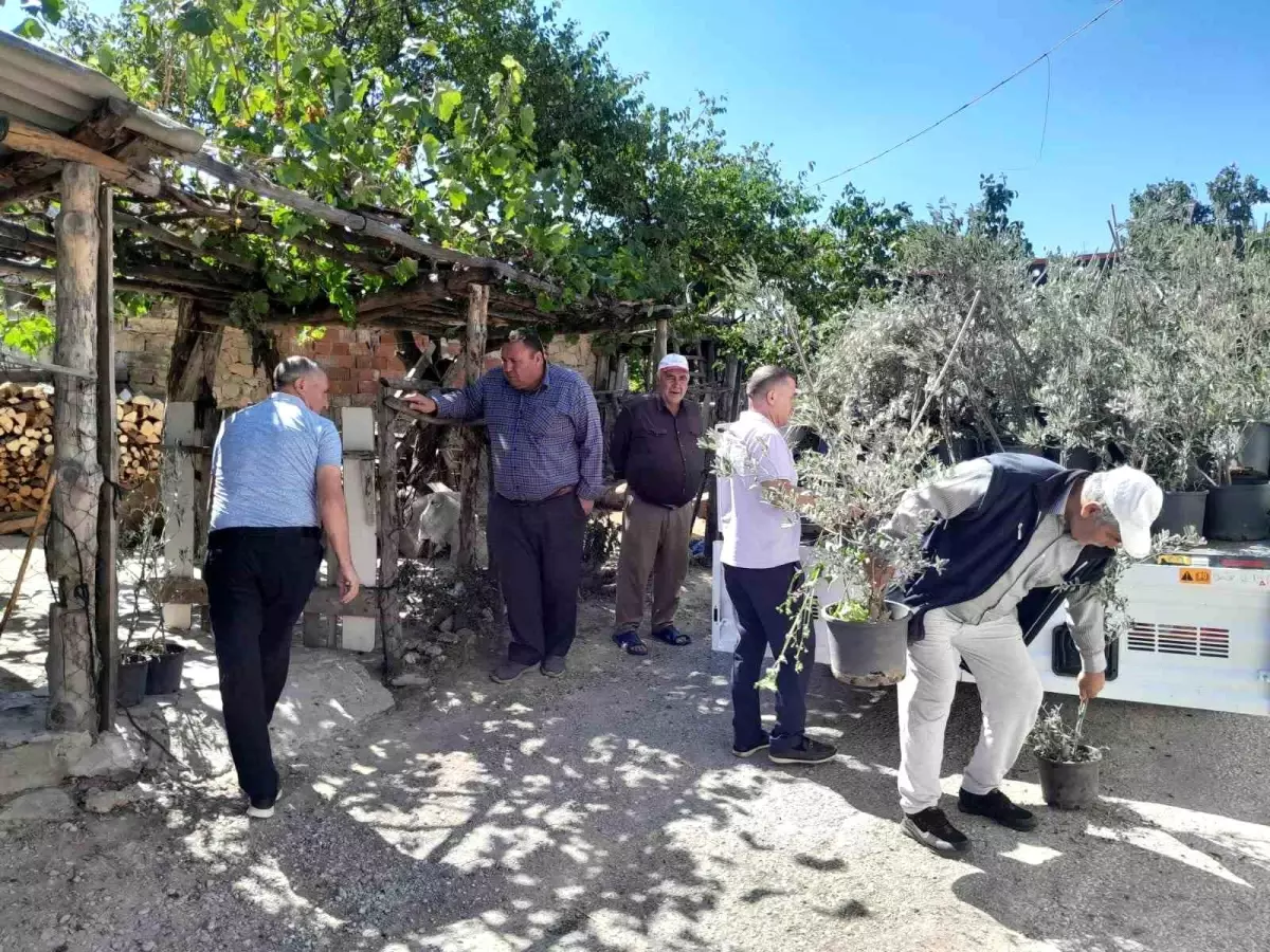 Edremit Belediyesi, Çanakkale\'deki Orman Yangınından Etkilenen Köylere Fidan Desteği Verdi