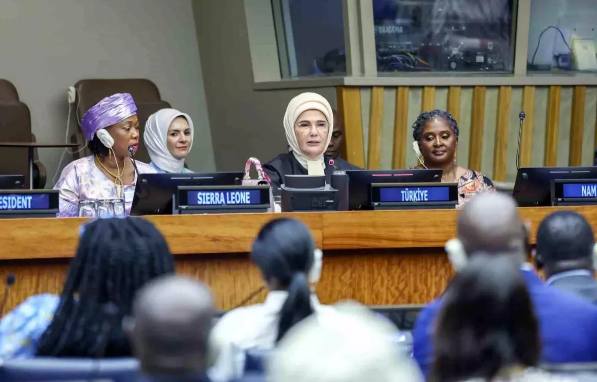 Emine Erdoğan New York\'ta, çocuk şiddetinin engellenmesi için güç birliği çağrısı yaptı