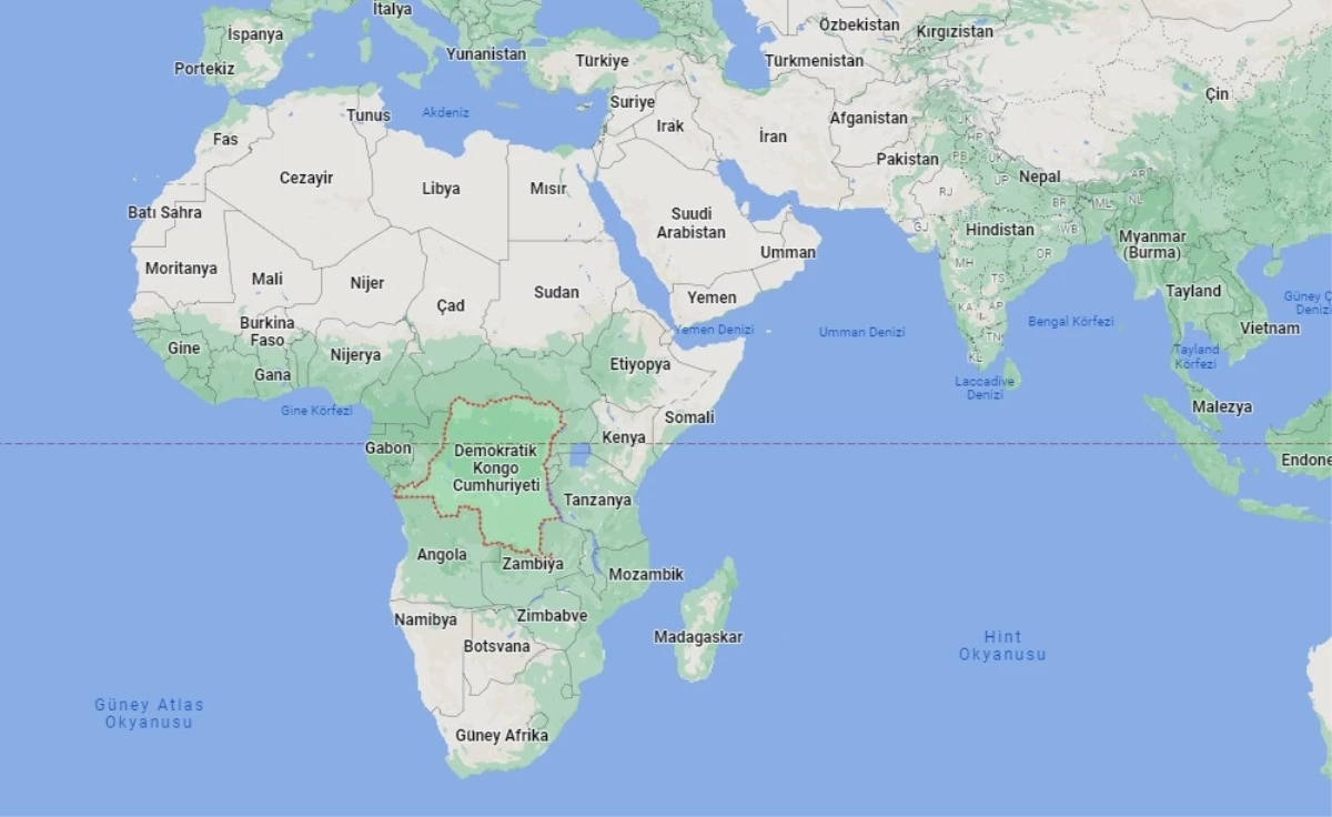 Kongo Cumhuriyeti hangi yarım kürede? Kongo Cumhuriyeti\'nin konumu ve harita bilgisi