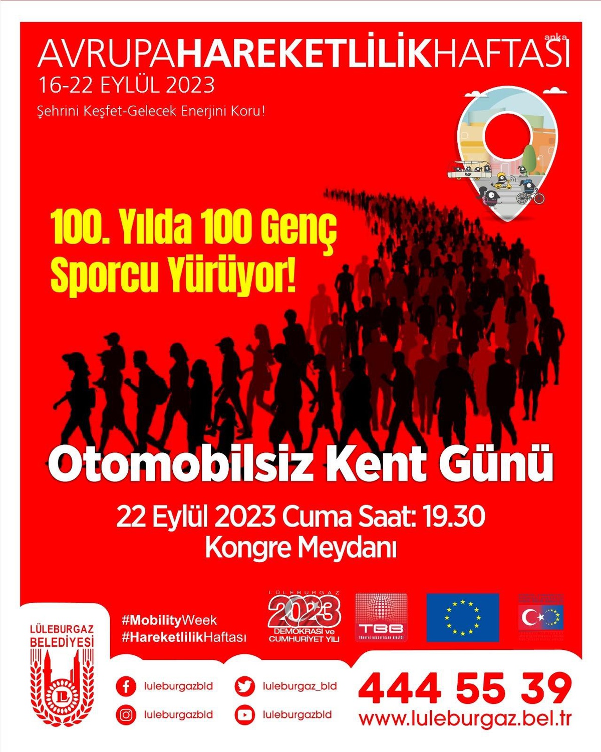 Lüleburgaz\'da Otomobilsiz Kent Günü etkinlikleri düzenlenecek
