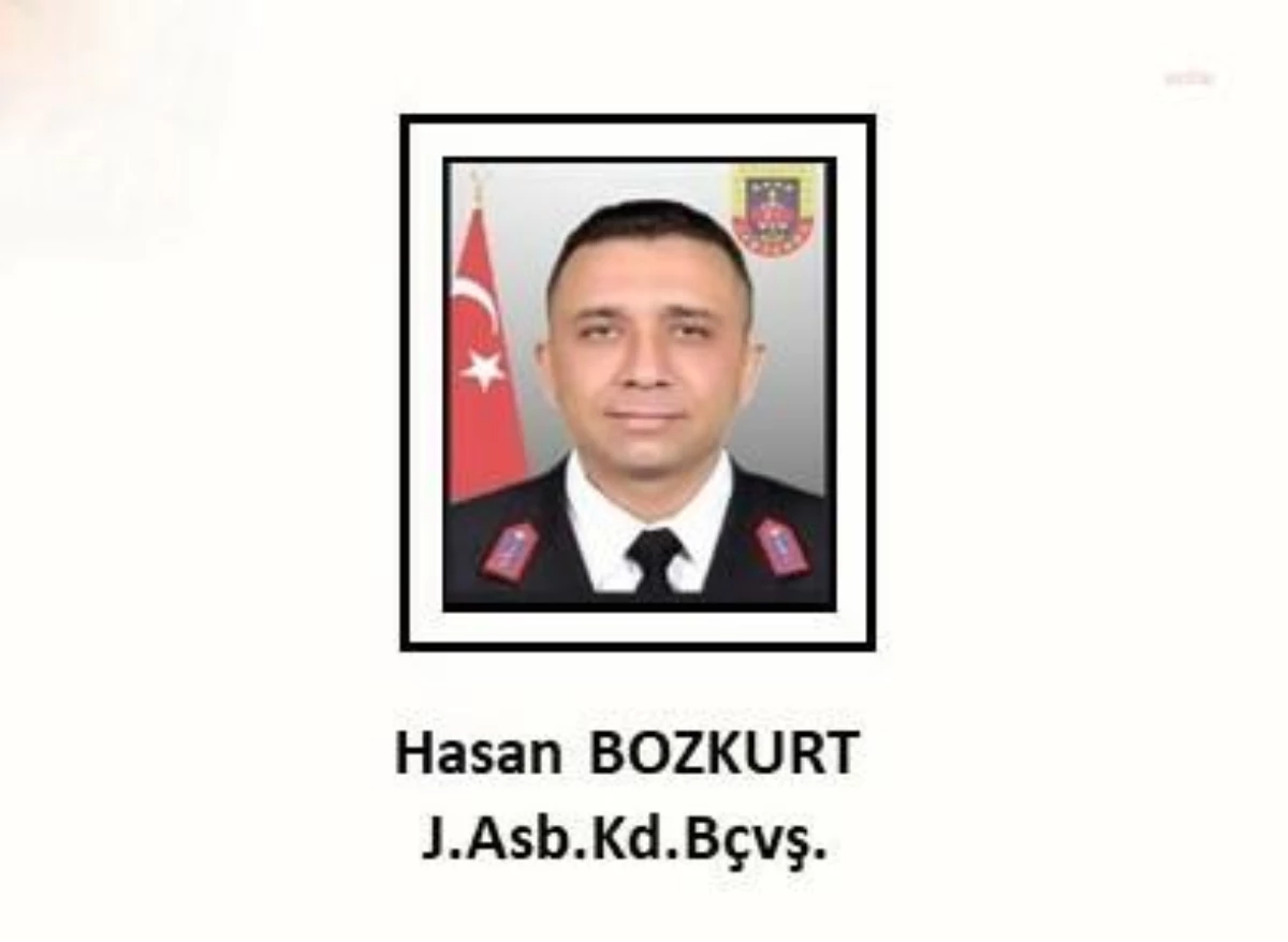 MSB\'den şehit Jandarma Astsubay Hasan Bozkurt için taziye mesajı